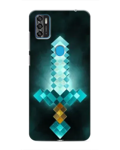 Чехол для ZTE Blade A7s 2020 с картинкой «Алмазный меч неон» Чехол для ZTE Blade A7s 2020 с картинкой «Алмазный меч неон»
