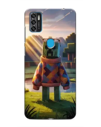 Чехол для ZTE Blade A7s 2020 с картинкой «Крипер в свитере» Чехол для ZTE Blade A7s 2020 с картинкой «Крипер в свитере»