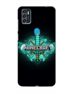 Чохол для ZTE Blade A7s 2020 з картинкою «Minecraft Diamond лого»