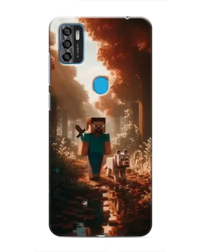 Чехол для ZTE Blade A7s 2020 с картинкой «Стив в лесу» Чехол для ZTE Blade A7s 2020 с картинкой «Стив в лесу»