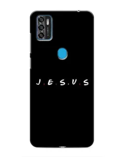 Чехол для ZTE Blade A7s 2020 с картинкой «Точки веры J.E.S.U.S.»