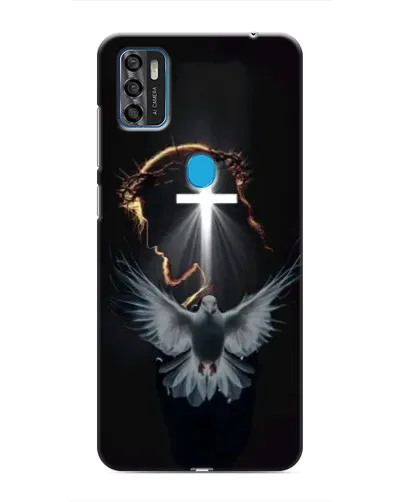 Чехол для ZTE Blade A7s 2020 с картинкой «Голубь и Свет»