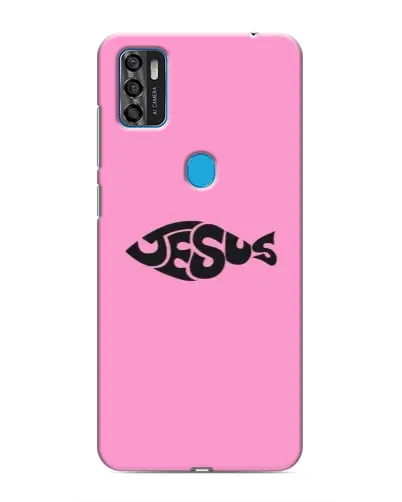 Чехол для ZTE Blade A7s 2020 с картинкой «Розовый символ  Jesus»