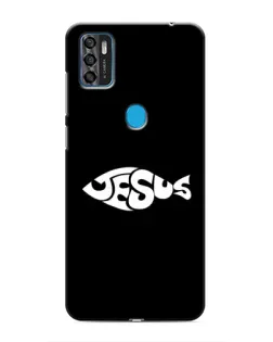 Чехол для ZTE Blade A7s 2020 с картинкой «Рыба Jesus»