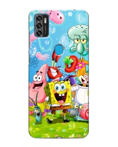 Чехол для ZTE Blade A7s 2020 с картинкой «Губка Боб и друзья» Чехол для ZTE Blade A7s 2020 с картинкой «Губка Боб и друзья»