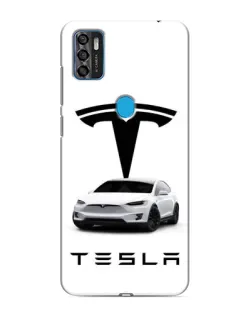 Чохол для ZTE Blade A7s 2020 з картинкою «Tesla White Style»