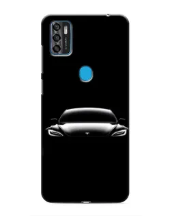 Чохол для ZTE Blade A7s 2020 з картинкою «Фари Tesla Night»
