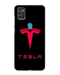 Чохол для ZTE Blade A7s 2020 з картинкою «Tesla Red Logo»