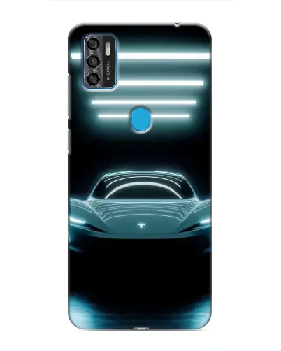 Чохол для ZTE Blade A7s 2020 з картинкою «Tesla в неоні» Чохол для ZTE Blade A7s 2020 з картинкою «Tesla в неоні»