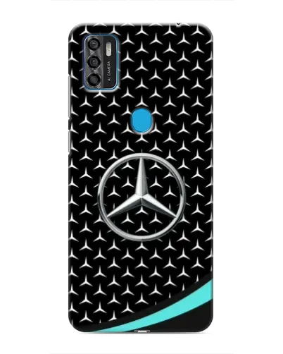 Чехол для ZTE Blade A7s 2020 с картинкой «Mercedes — бирюзовый акцент»