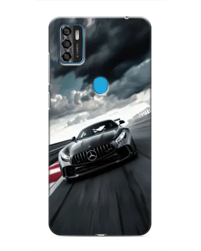 Чехол для ZTE Blade A7s 2020 с картинкой «Гоночный Mercedes AMG»