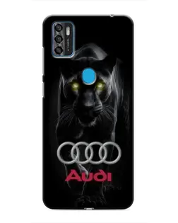 Чохол для ZTE Blade A7s 2020 з картинкою «Пантера та Audi»