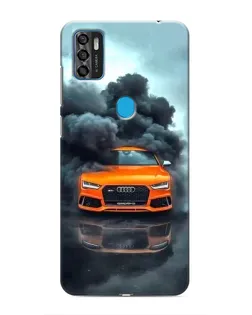 Чохол для ZTE Blade A7s 2020 з картинкою «Audi у хмарах диму»