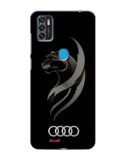 Чохол для ZTE Blade A7s 2020 з картинкою «Графіка — пантера та Audi»