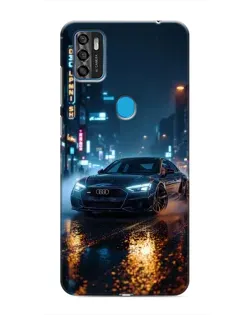 Чохол для ZTE Blade A7s 2020 з картинкою «Нічне місто та Audi»