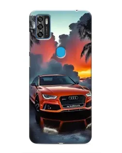 Чохол для ZTE Blade A7s 2020 з картинкою «Audi — захід сонця»