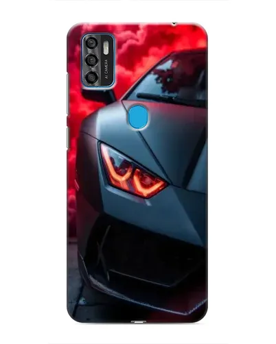 Чехол для ZTE Blade A7s 2020 с картинкой «Lamborghini красное сияние»