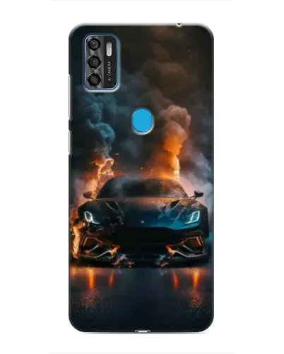 Чехол для ZTE Blade A7s 2020 с картинкой «Lamborghini дымная эстетика»