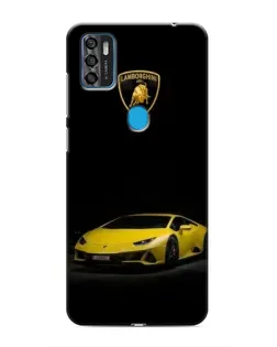 Чехол для ZTE Blade A7s 2020 с картинкой «Lamborghini желтый акцент»