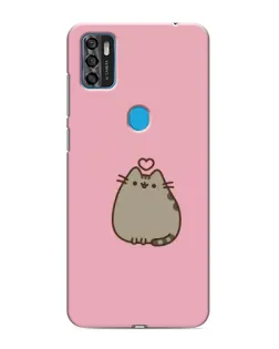 Чехол для ZTE Blade A7s 2020 с картинкой «Pusheen сердце» Чехол для ZTE Blade A7s 2020 с картинкой «Pusheen сердце»