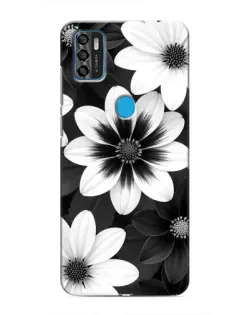Чехол для ZTE Blade A7s 2020 с картинкой «Монохромные астры» Чехол для ZTE Blade A7s 2020 с картинкой «Монохромные астры»