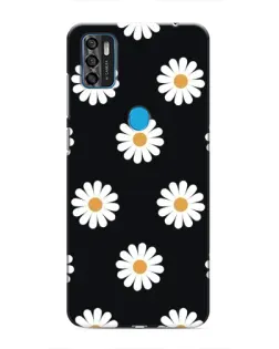 Чехол для ZTE Blade A7s 2020 с картинкой «Ромашки на черном» Чехол для ZTE Blade A7s 2020 с картинкой «Ромашки на черном»
