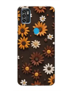 Чехол для ZTE Blade A7s 2020 с картинкой «Узор из маленьких подсолнухов» Чехол для ZTE Blade A7s 2020 с картинкой «Узор из маленьких подсолнухов»