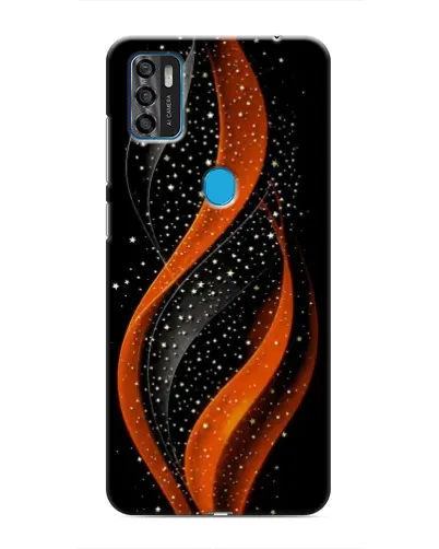 Чехол для ZTE Blade A7s 2020 с картинкой «Огненная звездная волна»