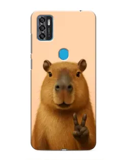 Чехол для ZTE Blade A7s 2020 с картинкой «Капибара виктория» Чехол для ZTE Blade A7s 2020 с картинкой «Капибара виктория»