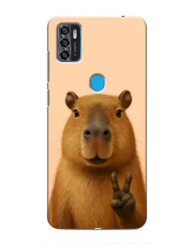 Чехол для ZTE Blade A7s 2020 с картинкой «Капибара виктория»