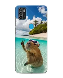 Чехол для ZTE Blade A7s 2020 с картинкой «Капибара на море» Чехол для ZTE Blade A7s 2020 с картинкой «Капибара на море»
