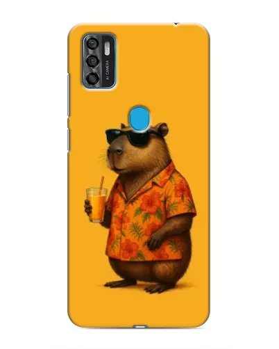 Чехол для ZTE Blade A7s 2020 с картинкой «Капибара на отдыхе»