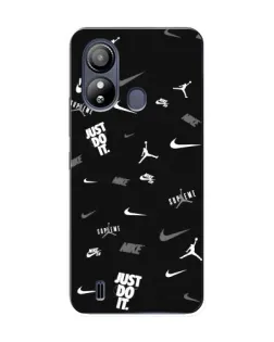 Чехол для ZTE Blade L220 с картинкой «Nike Black Pattern» Чехол для ZTE Blade L220 с картинкой «Nike Black Pattern»