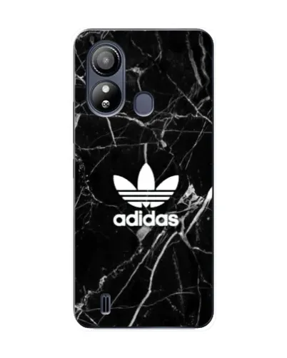 Чехол для ZTE Blade L220 с картинкой «Белый мрамор Adidas»
