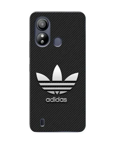 Чехол для ZTE Blade L220 с картинкой «Adidas Карбоновая текстура»