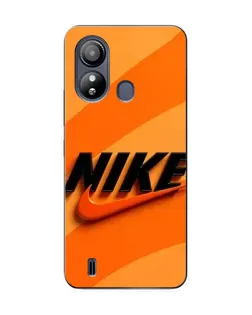 Чехол для ZTE Blade L220 с картинкой «Оранжевый драйв Nike»