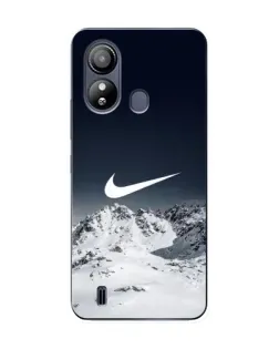 Чехол для ZTE Blade L220 с картинкой «Nike — зимние горы»