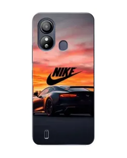 Чехол для ZTE Blade L220 с картинкой «Nike и суперкар»