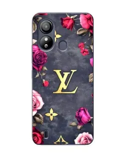 Чехол для ZTE Blade L220 с картинкой «Цветочный Louis Vuitton»