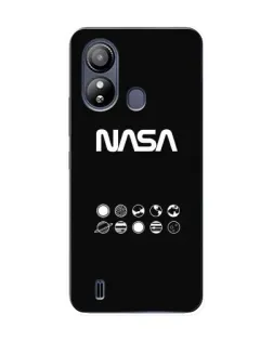 Чехол для ZTE Blade L220 с картинкой «NASA — технический принт» Чехол для ZTE Blade L220 с картинкой «NASA — технический принт»
