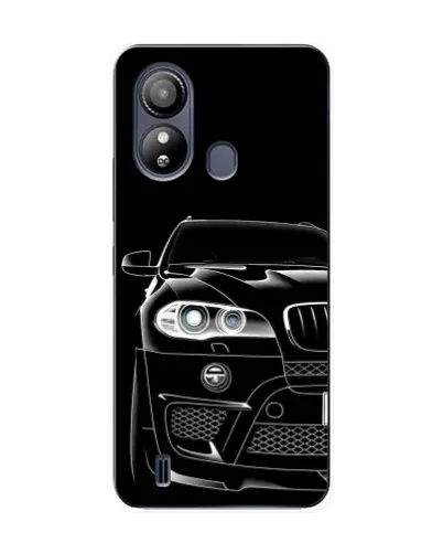 Чехол для ZTE Blade L220 с картинкой «Темный силуэт BMW»