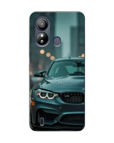 Чехол для ZTE Blade L220 с картинкой «BMW в огнях города»