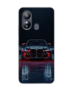 Чехол для ZTE Blade L220 с картинкой «BMW на мокрой дороге»