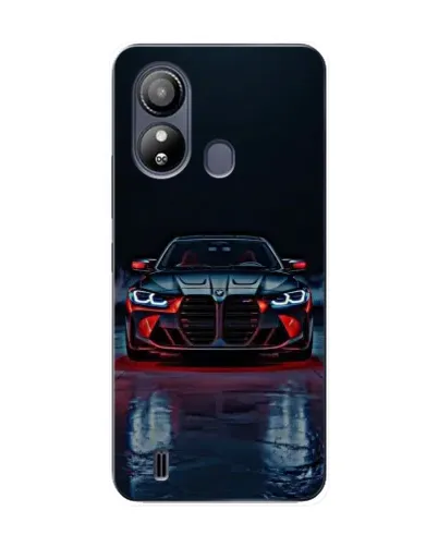 Чехол для ZTE Blade L220 с картинкой «BMW на мокрой дороге»