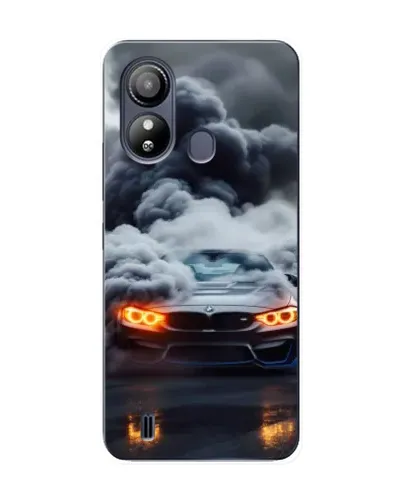 Чехол для ZTE Blade L220 с картинкой «BMW в дыму»