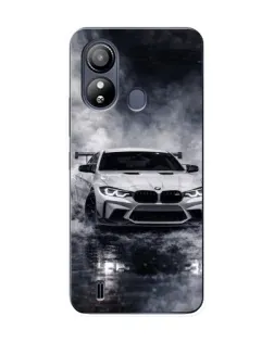 Чехол для ZTE Blade L220 с картинкой «BMW сквозь туман»