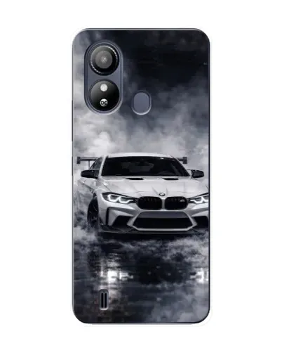 Чехол для ZTE Blade L220 с картинкой «BMW сквозь туман»