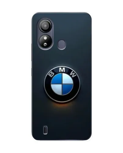 Чехол для ZTE Blade L220 с картинкой «Логотип BMW — минимализм»