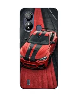 Чехол для ZTE Blade L220 с картинкой «BMW на красной дорожке»
