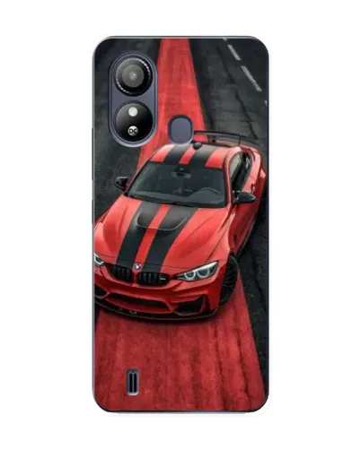 Чехол для ZTE Blade L220 с картинкой «BMW на красной дорожке»